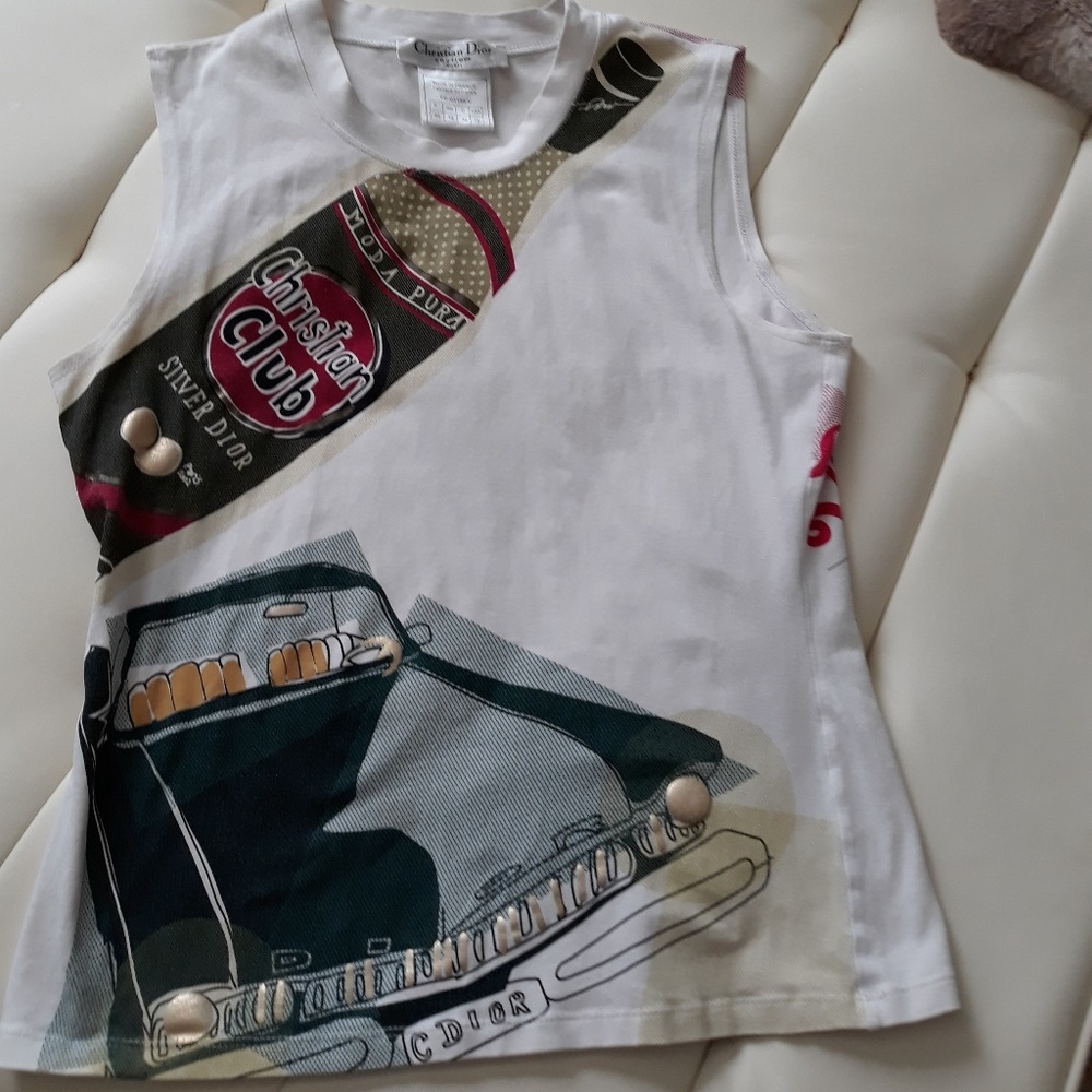 Reposh... Christian Dior "Dior Club" tank